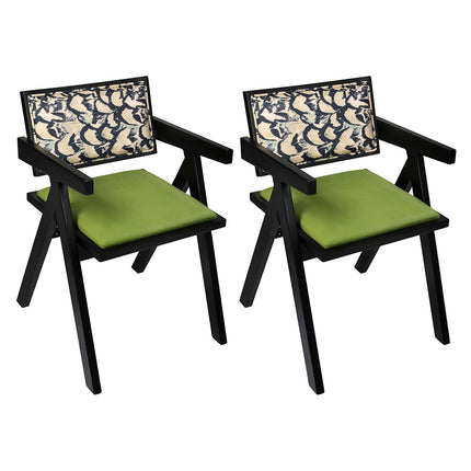 Levede 2X Dining Chair Retro Backrest Chair-1975420336367341568