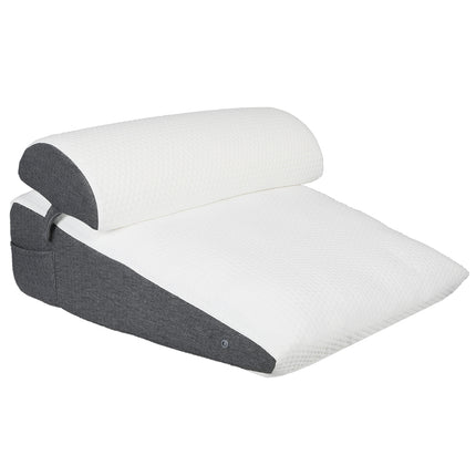 Dreamz Memory Foam Wedge Pillow Bed Back Neck Support Leg Raiser Cushion-2029334096462876672
