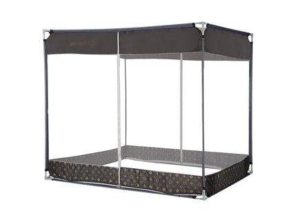 Dreamz Mosquito Bed Nets Foldable Canopy Square Grey-1864184403626954752