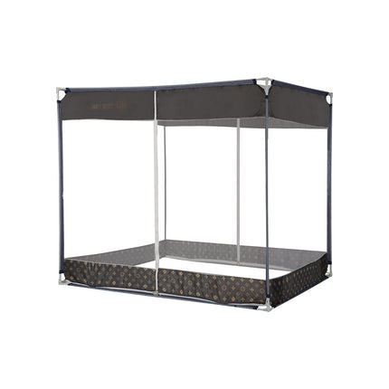 Dreamz Mosquito Bed Nets Foldable Canopy Square Grey-1864184403626954752
