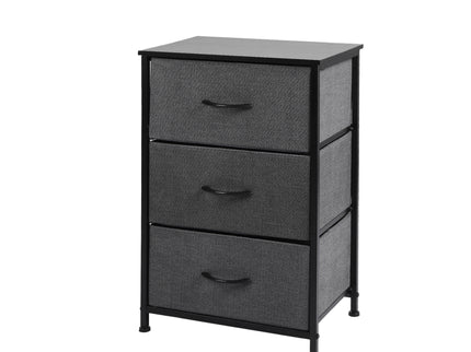 Levede Storage Cabinet Tower Chest Dark Grey-1917016726277591040