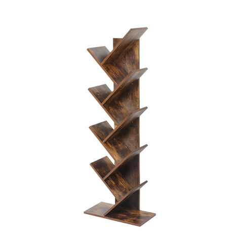 Levede Bookshelf Wooden Tree Bookcase-1910113287173967872