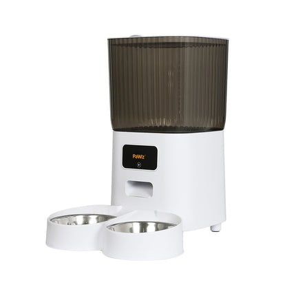 PaWz 5L Automatic Pet Feeder 2 Bowl White-1973193691183058944