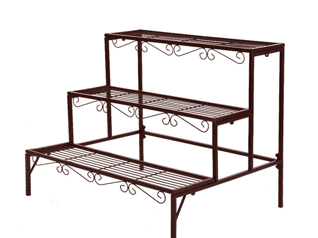 Levede Plant Stand 3 Tier Rectangle-1894516822007484416