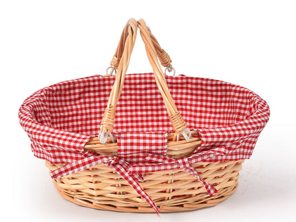 Picnic Basket Baskets Outdoor Deluxe-1864183150914179072