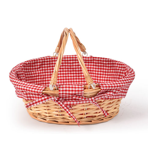 Picnic Basket Baskets Outdoor Deluxe-1864183150914179072