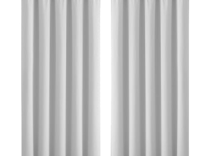 2x Blockout Curtains Panels 3 Layers Grey-1942353382530486272
