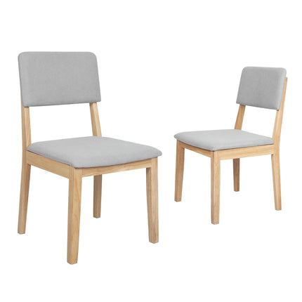 Levede 2x Dining Chair Armless Upholstered Seat-1975420338875535360