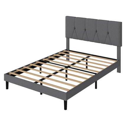 Levede Bed Frame Upholstered Platform Mattress Base Double-2029387288609427456