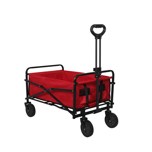 Lambu Garden Trolley Cart Foldable Picnic Red-1864184730367430656
