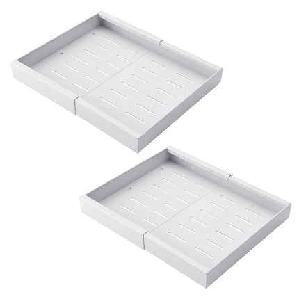 Toque Cabinet Organizer Drawer Shelf Pull Out 2Pcs Width-adjustable Kitchen-2050059015777554432