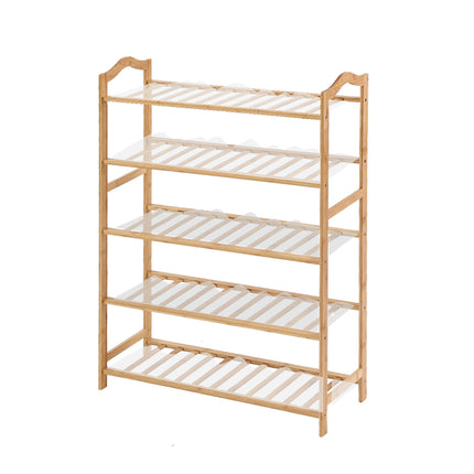 Levede Bamboo Shoe Rack Storage Wooden-1975420510300934144