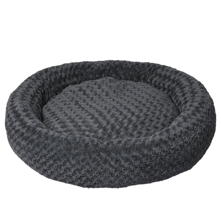 PaWz Calming Dog Bed Warm Soft Plush XL Dark Grey X-Large-1973193664998019072
