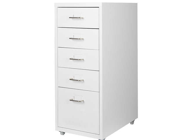 Levede 5 Drawer Office Cabinet Drawers White-1917016721101819904