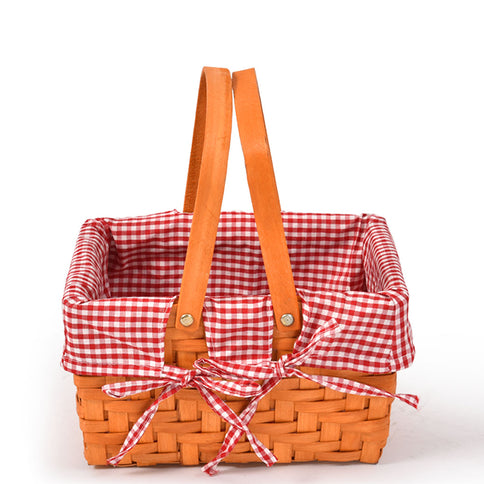 Picnic Basket Outdoor Baskets Deluxe-1864183150373113856