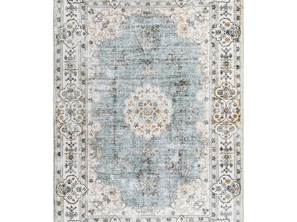 Marlow Floor Rug Short Pile Washable Vintage Carpet Soft Plush Non Slip 200x290-1910112211095916544