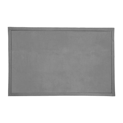 Marlow Coral Velvet Area Rugs Large Mat 120x200cm Grey-1954802461621489664