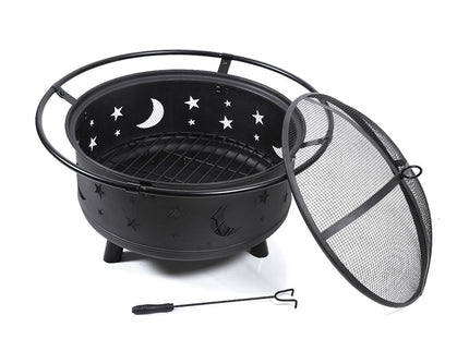 Fire Pit BBQ Grill Pits Outdoor Fireplace-1864184482811219968