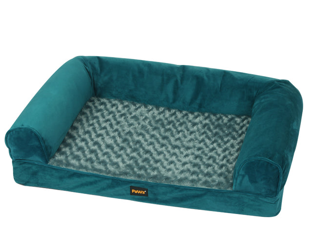 PaWz Pet Bed Sofa Dog Bedding Soft Warm L Blue Large-1864184496438513664