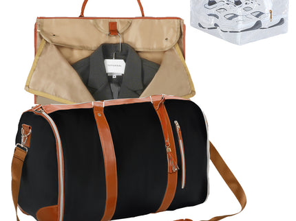 Slimbridge Garment Bags 2 in 1 Hanging Suit Bag Black-1910112274757062656