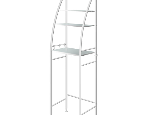 Dutxa 3 Tier Over Toilet Storage Shelf White-1910113127647809536