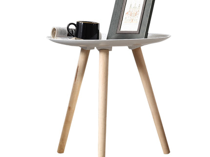 Levede Side Table Coffee Bedside End White-1942353393813164032