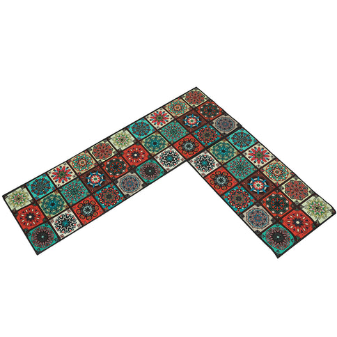 Marlow 2x Kitchen Mat Floor Rugs Area 45x150cm-1910113064880050176