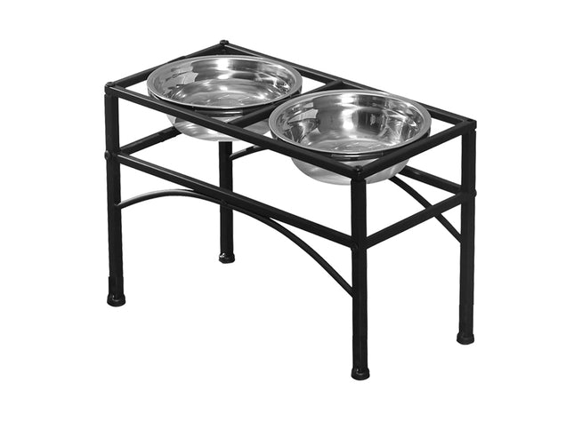 PaWz Dual Elevated Raised Pet Dog Feeder Medium-1910113146962579456