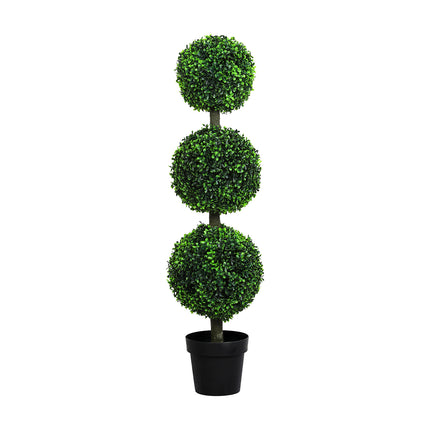 Lambu Artificial Triple Ball Boxwood Trees-1975420333049647104