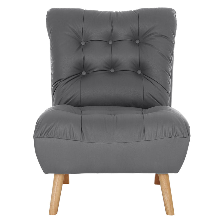 Levede Accent Chair Sofa Recliner Adjustable Grey-1975420515405402113