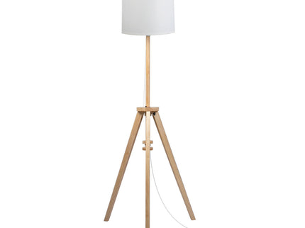EMITTO Tripod Floor Lamp Wooden Modern Natural-1864184397318721537