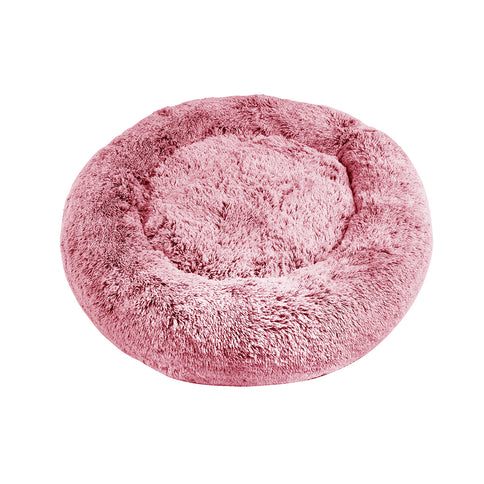PaWz Pet Bed Memory Foam Dog Donut Pink Medium-1864184559785086977