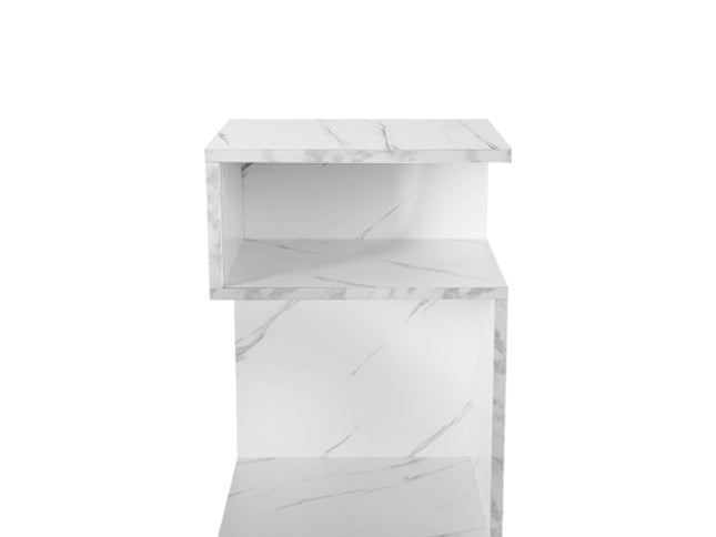 Levede 1xBedside Tables Drawers Side White-1973193985103106049