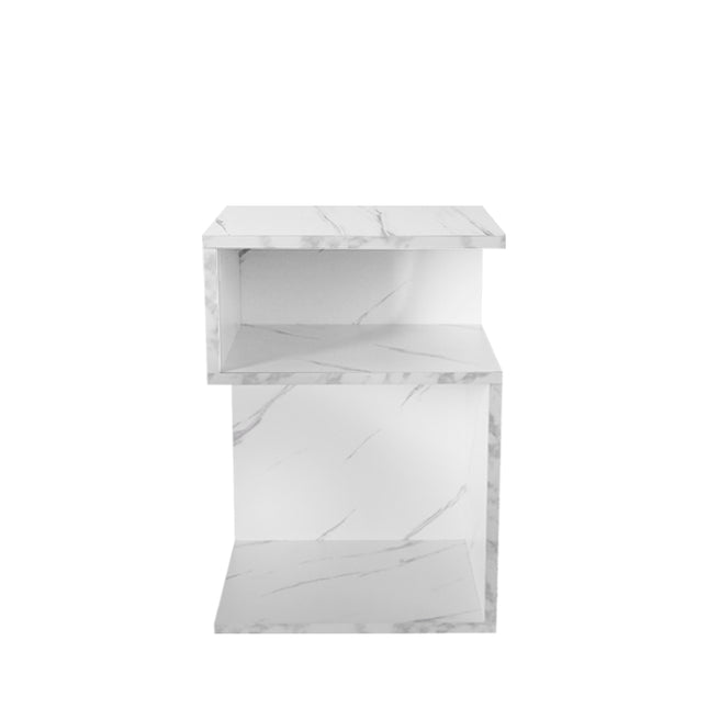 Levede 1xBedside Tables Drawers Side White-1973193985103106049