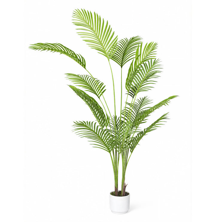 Lambu Artificial Tree Palm Fake Leaves Large Artificial Plants Indoors 180cm-2050056792716742657