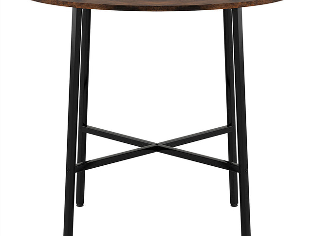 Levede Dining Table Round Kitchen 4 Person Coffee 80cm-2017004931596292097