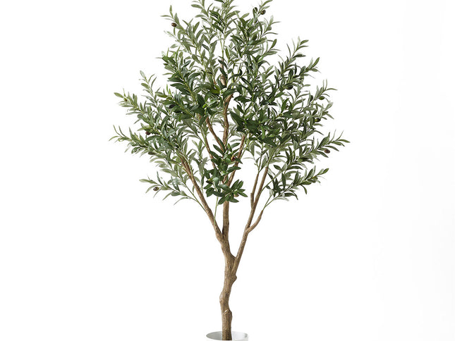 Lambu Artificial Olive Tree Palm Fake Green Leaves Natural Plants Indoors 205cm-2050056792163094529
