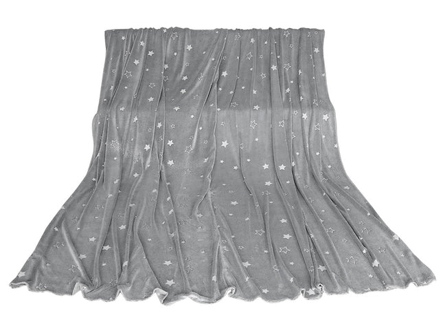 DreamZ 3x3M Large Oversized Blanket Grey Star-1973194038605647873