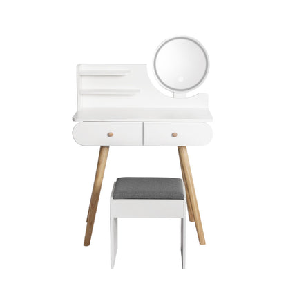 Levede Dressing Table Stool LED Mirror-1973193788759347201