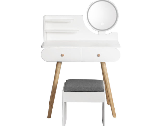 Levede Dressing Table Stool LED Mirror-1973193788759347201