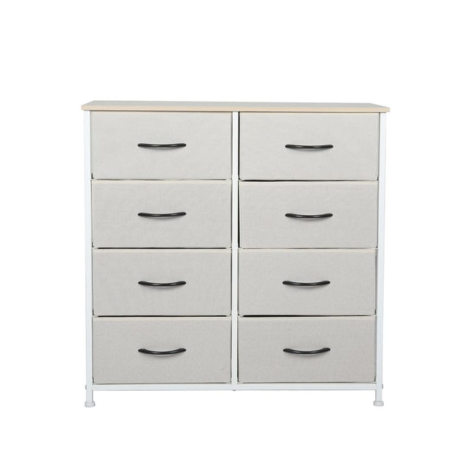 Levede Storage Cabinet Tower Chest Beige-1954802982616961025