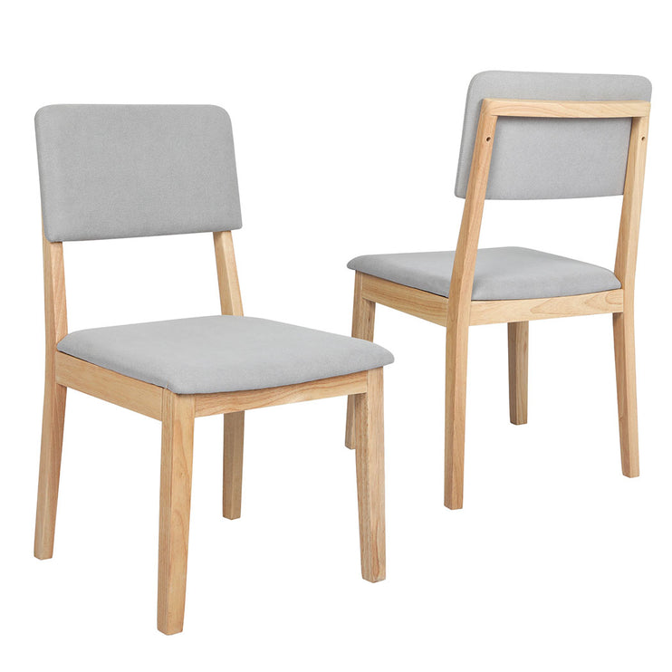Levede 2x Dining Chair Armless Upholstered Seat-1975420338875535361