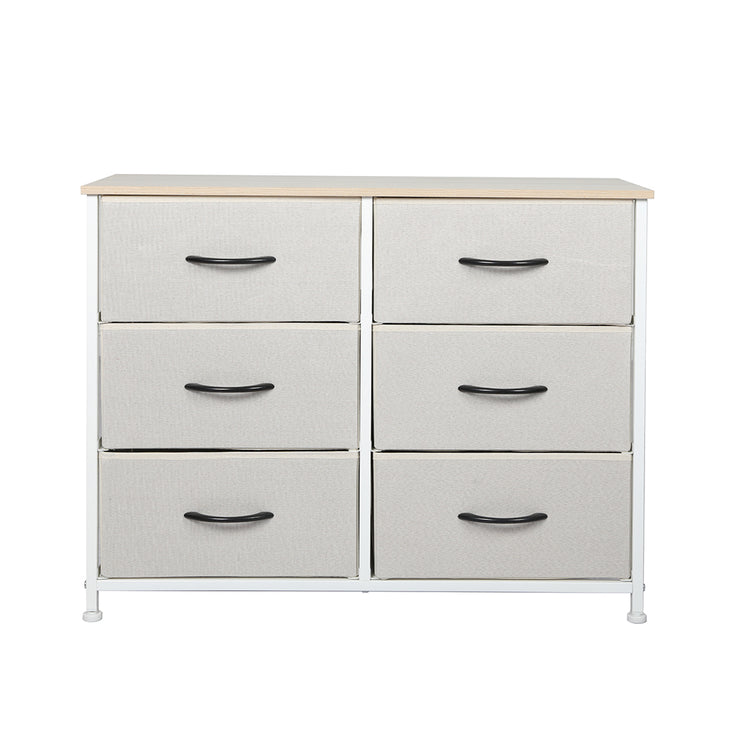 Levede Storage Cabinet Tower Chest Beige-1973194071895838721