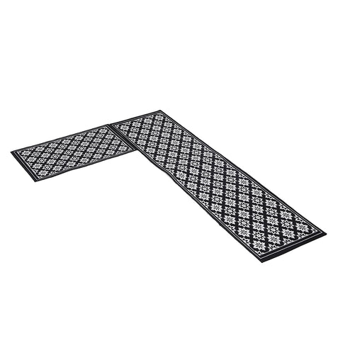 Marlow 2x Kitchen Mat Floor Rugs Area 45x180cm-1864183553177292801