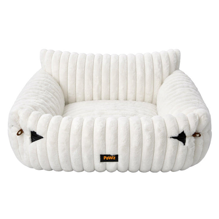 Pawz Cat Bed Extended Soft Plush Lounge Sofa Couch Pet Small Dog Removable Cover-2065254304725471233