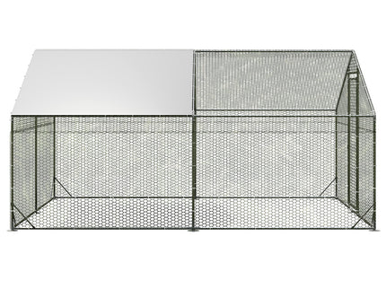Pawz 400x300x194cm Large Metal Walk-in Chicken Coop Cage-1910112290221461505