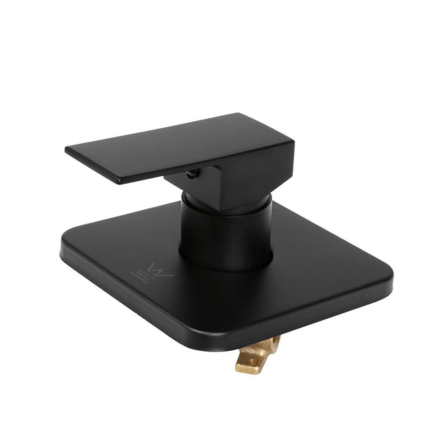 Dutxa Bathroom Shower Mixer Tap Brass Black-1954802751879909377