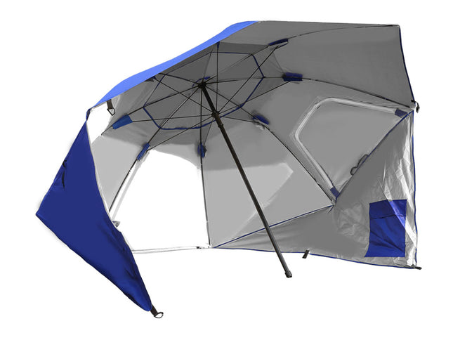 Mountview Beach Umbrella Outdoor Umbrellas Blue 2.13M-1973193757213986817