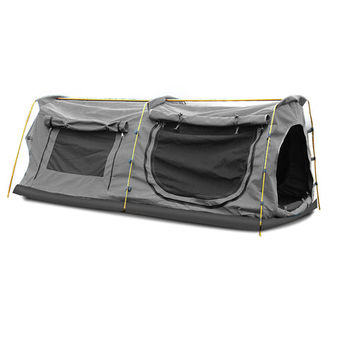 Mountview King Single Swag Camping Swags Grey-1864184689074507777