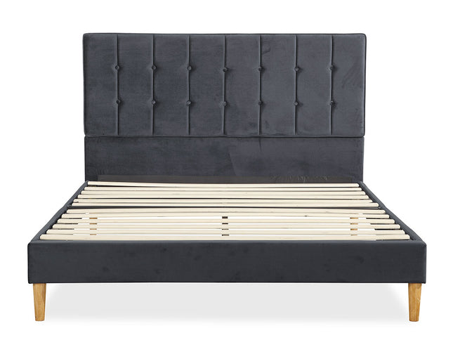 Levede Bed Frame Queen Size Mattress Grey-1973194030061850625
